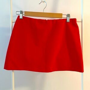 Alice + Olivia light red mini skirt